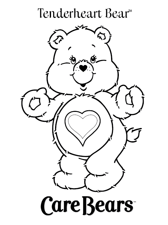 Care Bear Coloring Pages 1