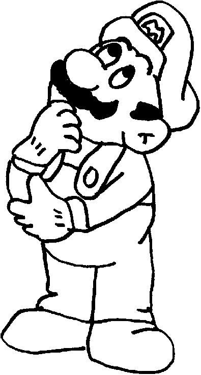 Super Mario Kids Coloring Pages 6