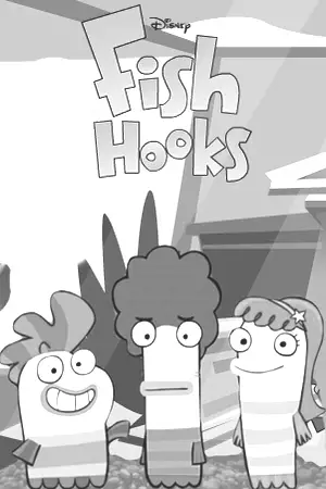Fish Hooks Kids Coloring Pages 3